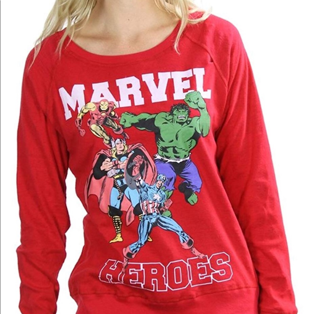 Marvel red sweater